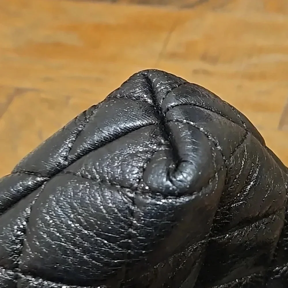 Kate Spade‎ Black Leather Shimmer Quilted Bag